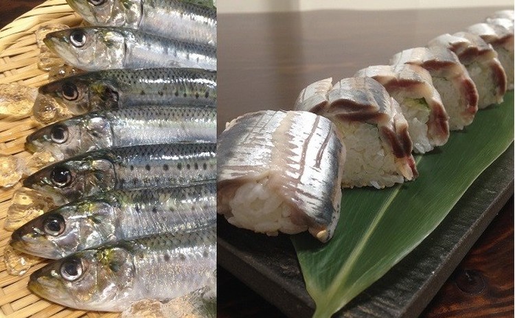 これからが旬の鰯を手開きして棒寿司に!他2品