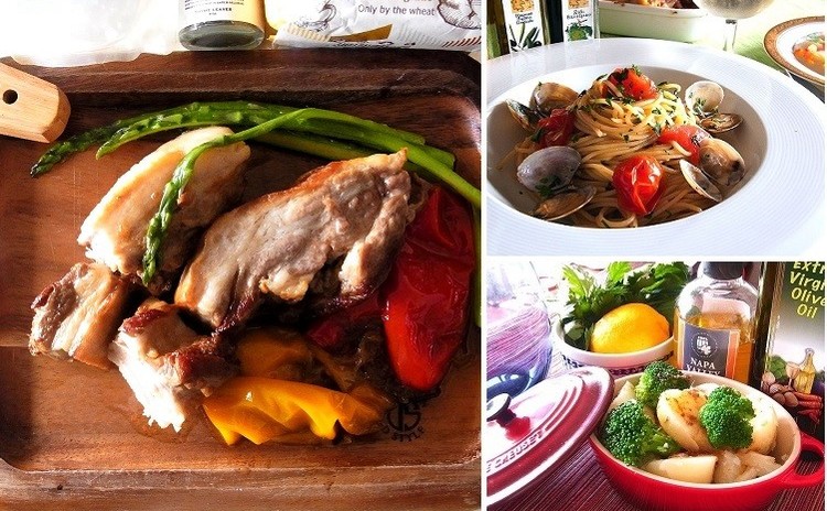 お肉トロトロ!豚バラ肉のブレゼ 定番のボンゴレとデリ風ホットサラダ