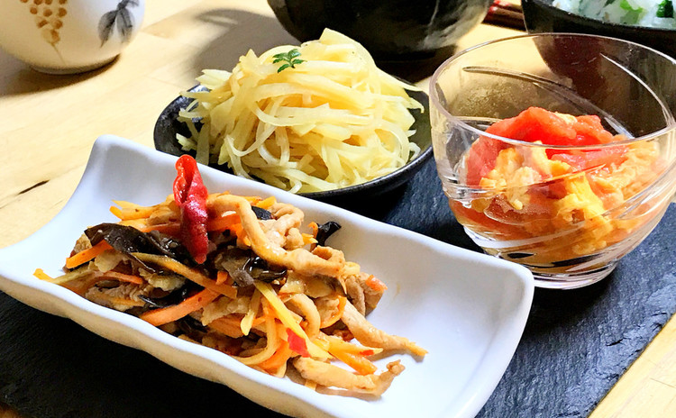 ご飯が進む♪魚香肉絲とその他定番家庭料理5品