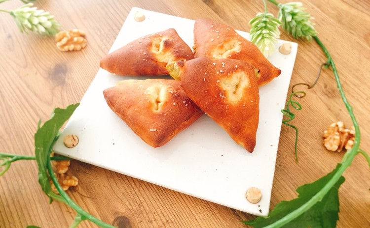 3品お持ち帰り糖質オフ!「大豆粉パン2種類」とパンのお供「黒糖くるみ」
