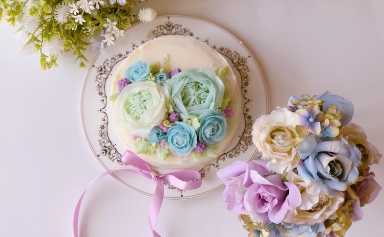 まるで生花のような透明感♡フラワーケーキ応用レッスン