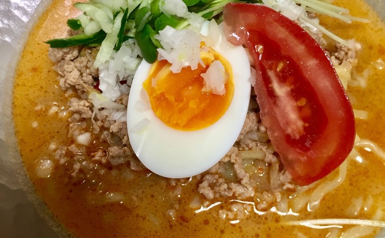 簡単中華♡担々麺 シュウマイ 棒棒鶏 ヨーグルトマンゴームースをお家で