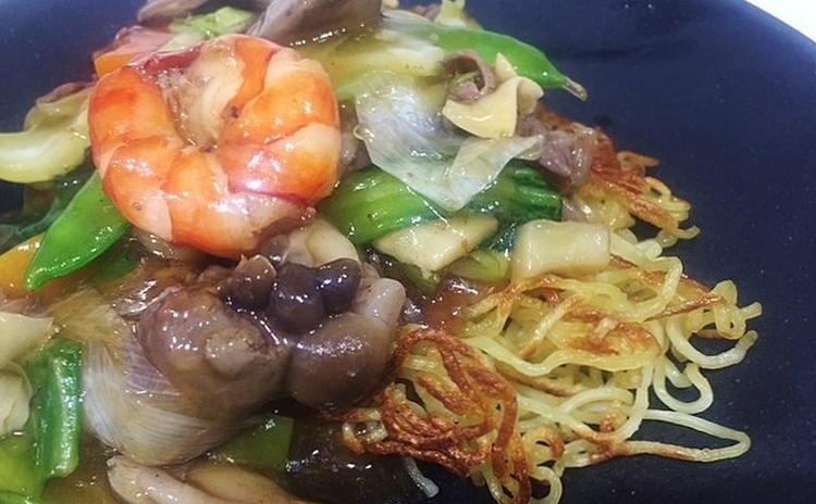 【初リバイバル】思わずうなる豊田式あんかけ焼きそば&垂涎豚肉焼売&完熟トマトの卵スープ