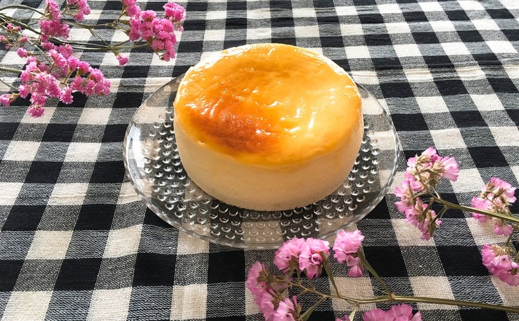 ひび割れしないスフレチーズケーキ