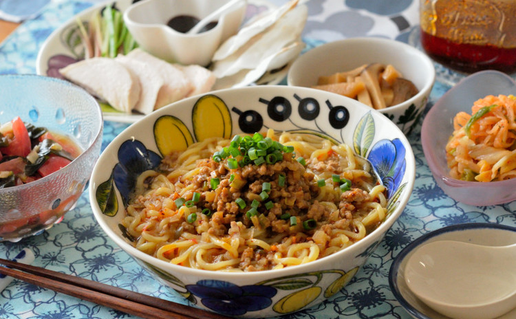 担々麺&自家製ラー油も♡簡単なのに本格的な「おうち中華」の献立です♪