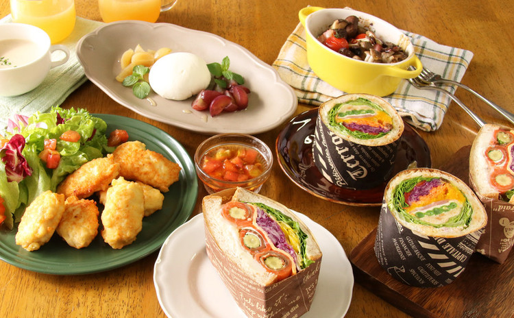 【お土産付き】秋の味覚を楽しむ♪2種のアートウィッチとおもてなし料理