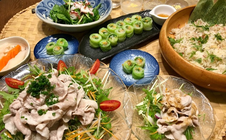 みぞれ酒で乾杯!和食でおもてなし