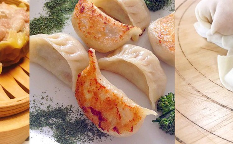 同じ皮で作れる蝦シュウマイ、餃子、ワンタン