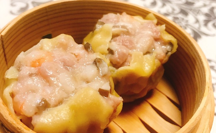 同じ皮で作れる蝦シュウマイ、餃子、ワンタン