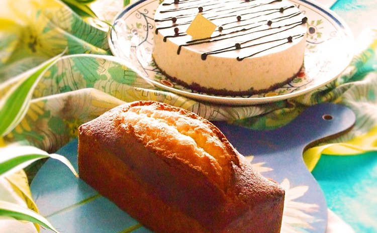 プレゼントに最適☆超しっとり!オレンジパウンドケーキ&チョコバナナのケーキ🍌