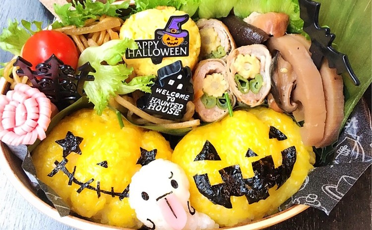 とてもかわいいハロウィンお弁当講座②