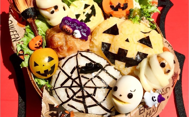 とてもかわいいハロウィンお弁当講座②