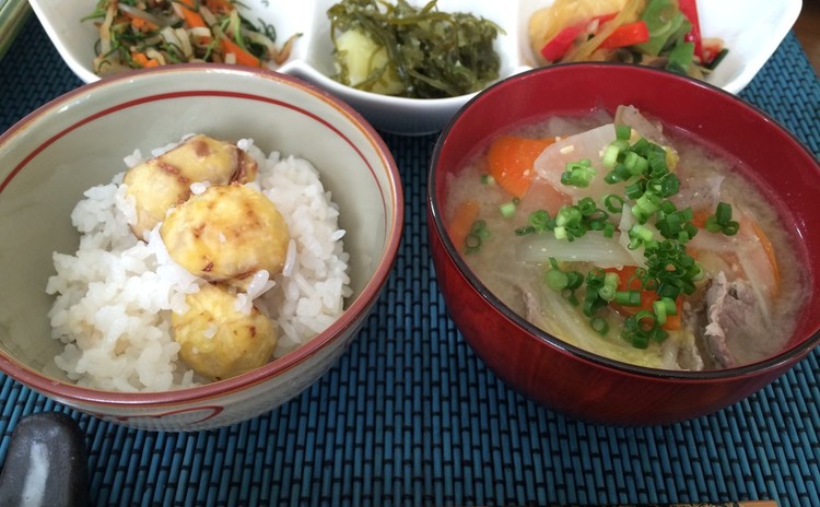 リクエスト☆秋の味覚を味わおう☆生栗むいて栗ごはん