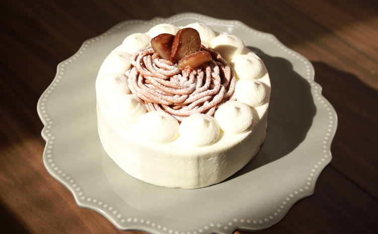 ナッペにトライ!栗のショートケーキ