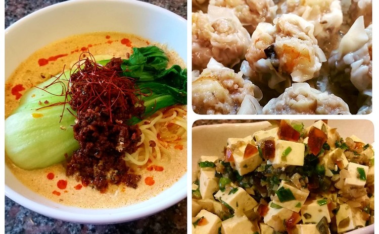 【砂糖不使用ヘルシー中華】大人気!絶品☆超濃厚豆乳担々麺、海老焼売、ピータン豆腐※9月オープン特別価格