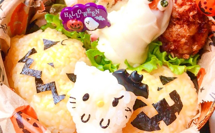 とてもかわいいハロウィンお弁当講座②
