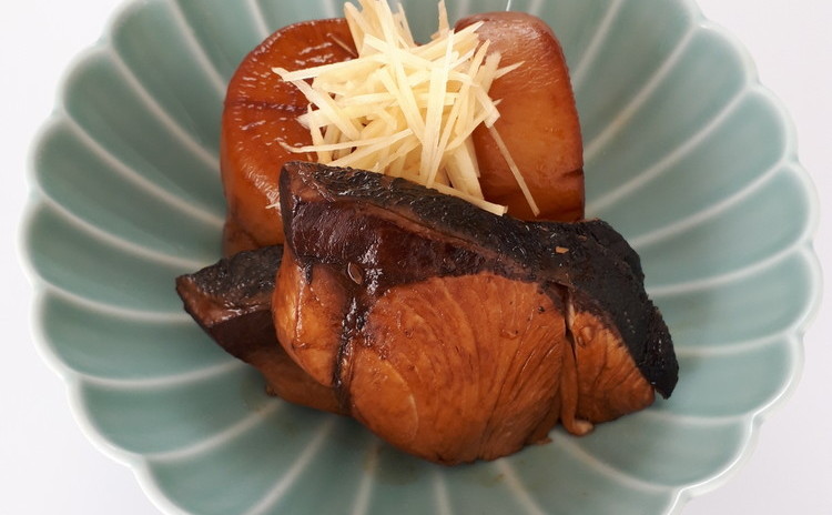 【砂糖不使用おうち和食】ぶり大根、かぶの千枚漬け、しらすとピーマンの山椒風味おばんざい
