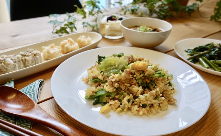 簡単おいしいおうちごはん たっぷりシュウマイ中華(手作り辣油お土産付き)