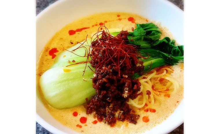 Smile Kitchen初回に最適!【お砂糖不使用★ヘルシー中華】①絶品超濃厚豆乳担々麺、②中華風トマトサラダ