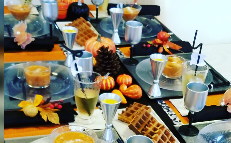 bonnecuisine半年記念☆30分で5品特別編 ハロウィンパーティーをしましょうレッスン【シークレットお土産つき】