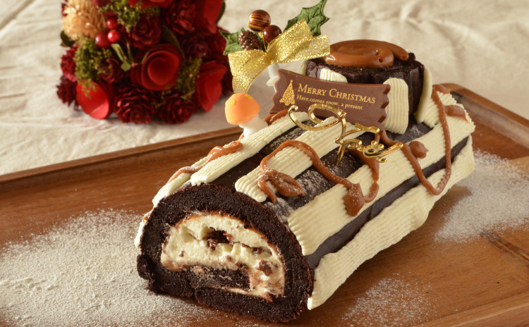クリスマスケーキ ブッシュドノエル