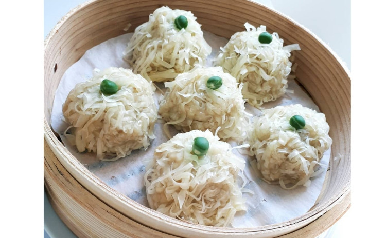 【砂糖不使用★ヘルシー中華】①捏ねない!包まない!手が汚れない!簡単ふわふわ菊花焼売 & ②大人気!四川麻婆豆腐