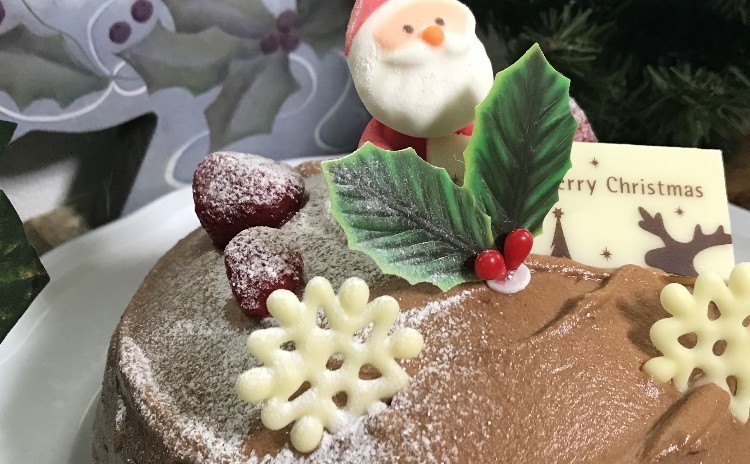 「お山のうえのサンタさん」でクリスマス(15㎝丸1台)