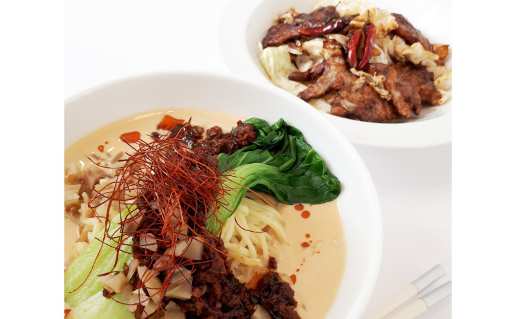 【砂糖不使用★ヘルシー中華】①絶品超濃厚豆乳担々麺、②あっさり回鍋肉