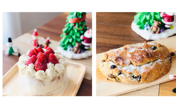 小麦(グルテン),卵,乳不使用♪シュトレンとケーキでHappy☆Xmas