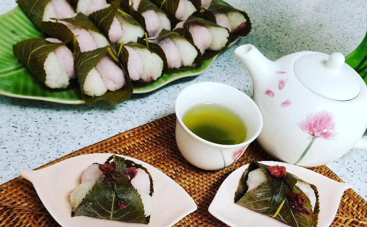 クリナップ・キッチンタウン・東京☆bonnecuisineオリジナル二色の道明寺レッスン