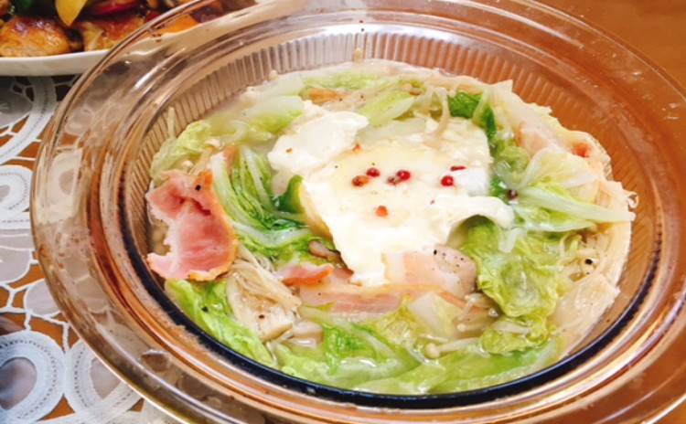 時短料理 カマンベール鍋、豆腐卵丼、簡単酢豚、簡単ピクルス、サツマイモのきんぴら、柚子ゼリー 柚子のお土産付