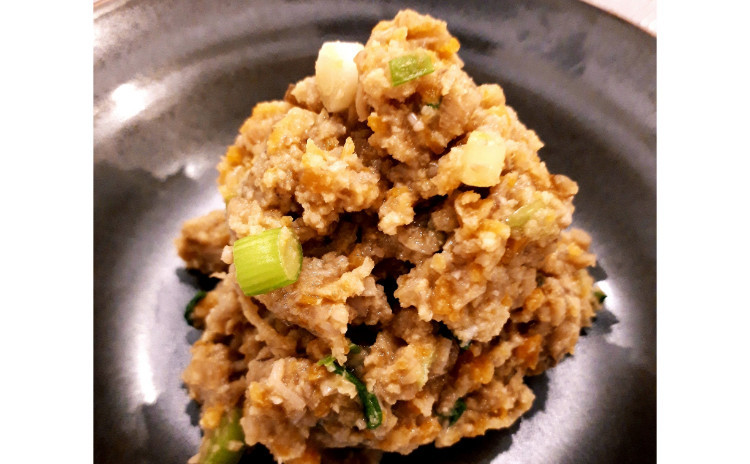 【砂糖不使用★おうち和食】①とろ~りあんかけのモチモチ海老蓮根まんじゅう、②出汁たっぷり具沢山しっとり卯の花、③卵黄の旨味タレ漬け