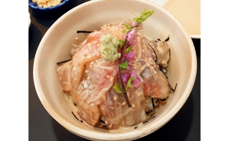 Smile Kitchen初回に最適!【逸品和食】①絶品胡麻だれ鯛茶漬、②大根の梅肉和え