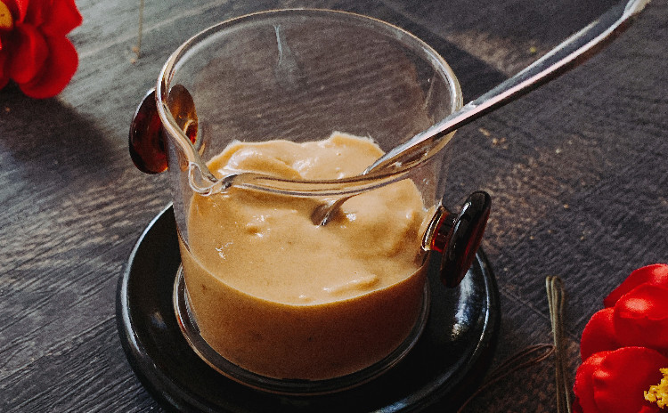 べにふうき5つの豆と和三盆贅沢食パンと きなこ豆乳ジャム