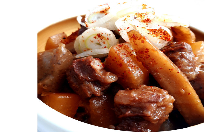 【砂糖不使用★おうち和食】①とろっとろ牛すじの味噌煮込み②さっぱり昆布ピーマン