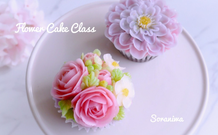 まるで生花のような透明感♡テキスト付きフラワーケーキ基礎レッスン(レシピ付き)