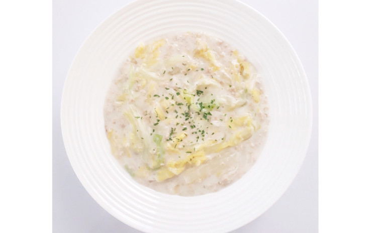 【お砂糖不使用★ヘルシー中華】①ひき肉と白菜のクリーム煮、②海老焼売/12個作成、8~10個お持ち帰り