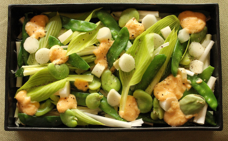 春の恵みを味わう4品!ほろ苦山菜、柔らか春きゃべつ!