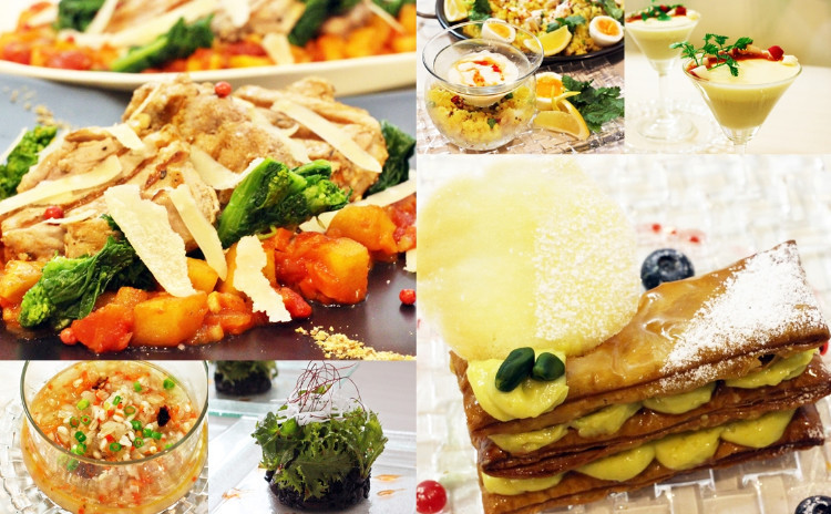 豚ヒレのグリルりんごと春野菜のソース・ケジャリー・新玉ねぎのムース ・もち麦と春野菜のスープ・黒米とお豆のチョレギサラダミルフューユ仕立て・ミルフィーユ ピスターシュ他✿お土産付