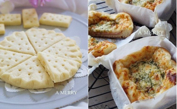 【ランチ付】生地から作るクロックムッシュとフリル模様が可愛いイギリス菓子ぺティコートテイルのショートブレッド♡