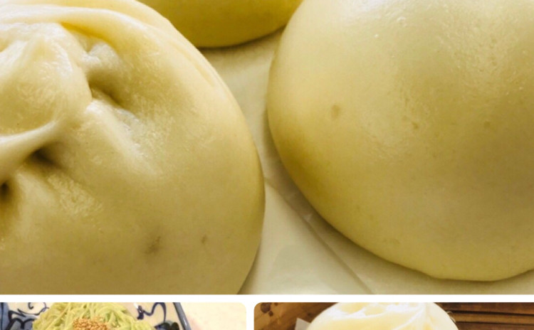 リクエスト🌸(お土産あり)肉まん고기찐빵. あんまん팥빵.つぶ貝そうめん和え物골벵이소면
