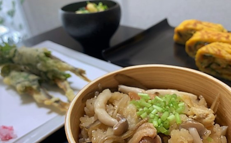 止まらない鶏五目飯&おひとり1本千草卵!他常備菜2品レッスン