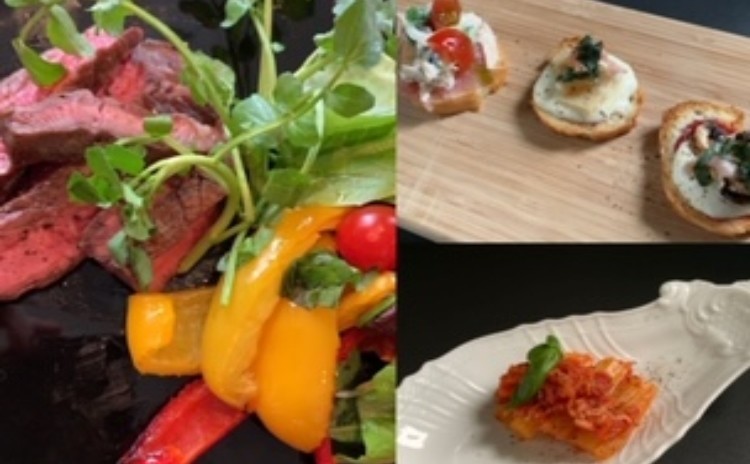 好評牛肉ステーキ第二弾美味しく頂く。応用の利くセロリのトマト煮など