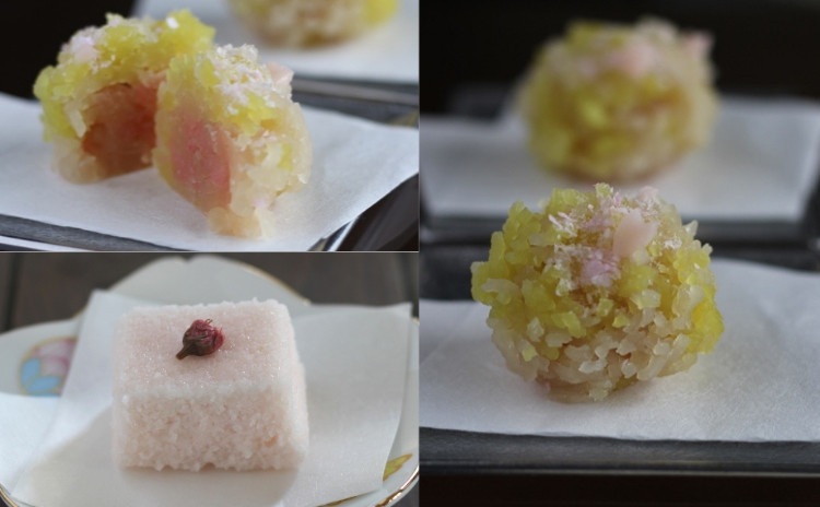 春爛漫!「陽春譜」金団餡製と「春の風」かるかん製