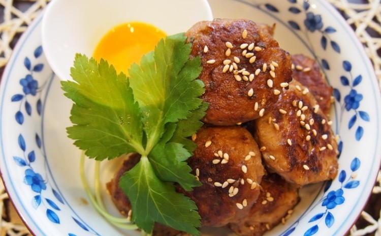 アジの甘辛つくねと夏野菜のヘルシーメニュー