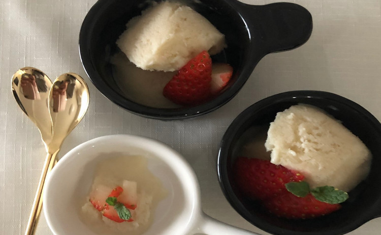わんこも食べれる甘酒アイス&甘酒蒸しパン