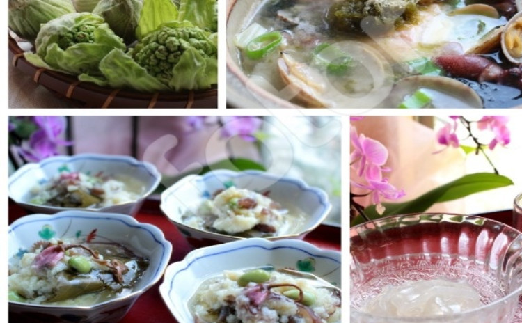 春のおもてなし春膳「桜おこわ」「秀麗豚のフキ味噌」「イサキのかぶら蒸し桜風味」葛100%「葛きり」全5品
