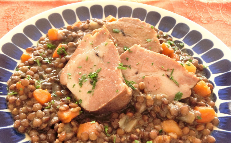 塩豚の作り方と豆の煮込みをマスター!前菜盛り合わせ、いちごのババロア