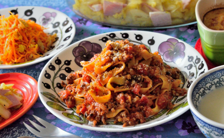【追加開催】自家製ミートソースで絶品ボロネーゼを♡お野菜たっぷりの洋食献立です♪