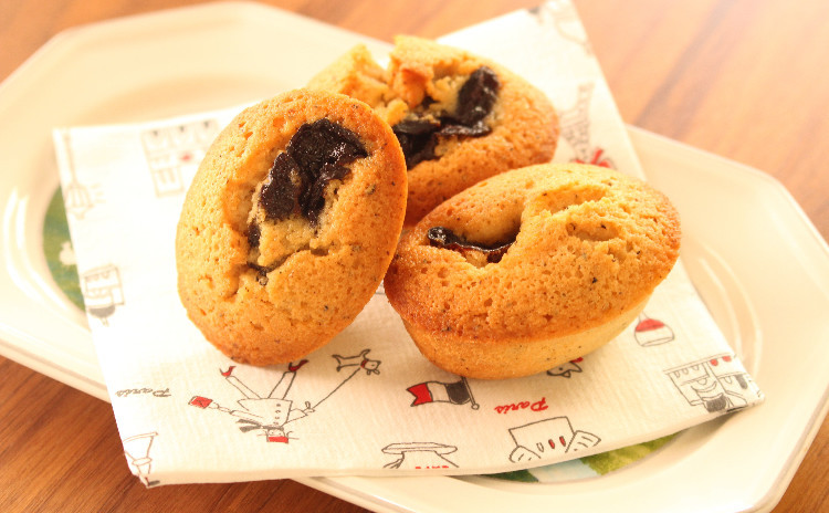 レモンシフォンケーキ♡紅茶とプルーンのフィナンシェ&ババロア・バニーユ で 爽やかな季節のティータイム♪
